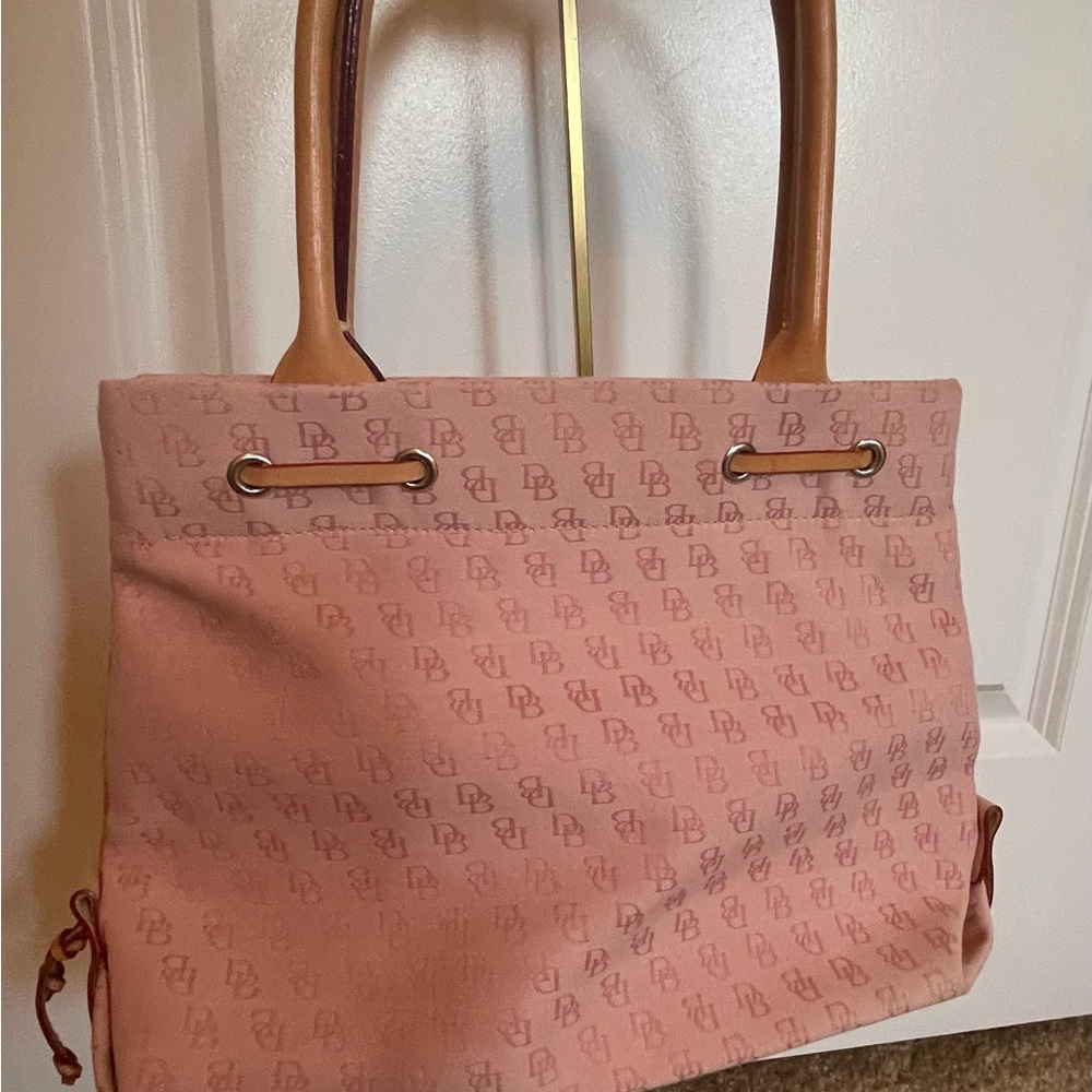 Dooney & Bourke Pink Monogram Tote - Picture 3 of 10